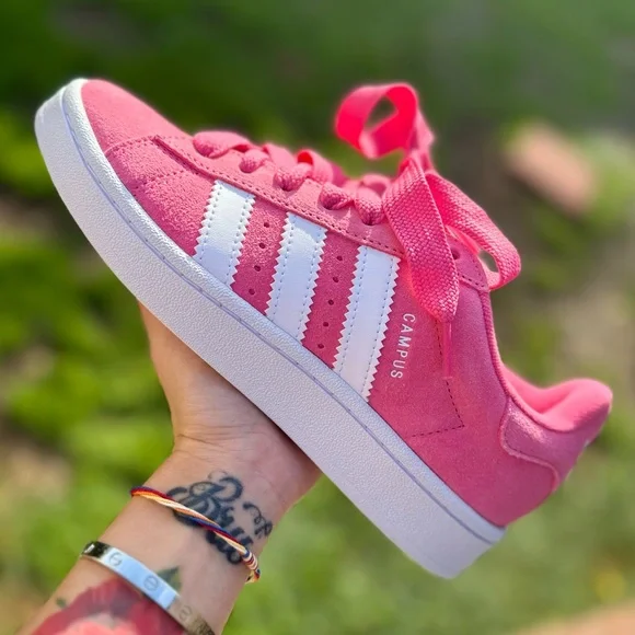 adidas | Shoes | Bnib Adidas Campus 0s Pink Sneakers Womens 55 | Poshmark
